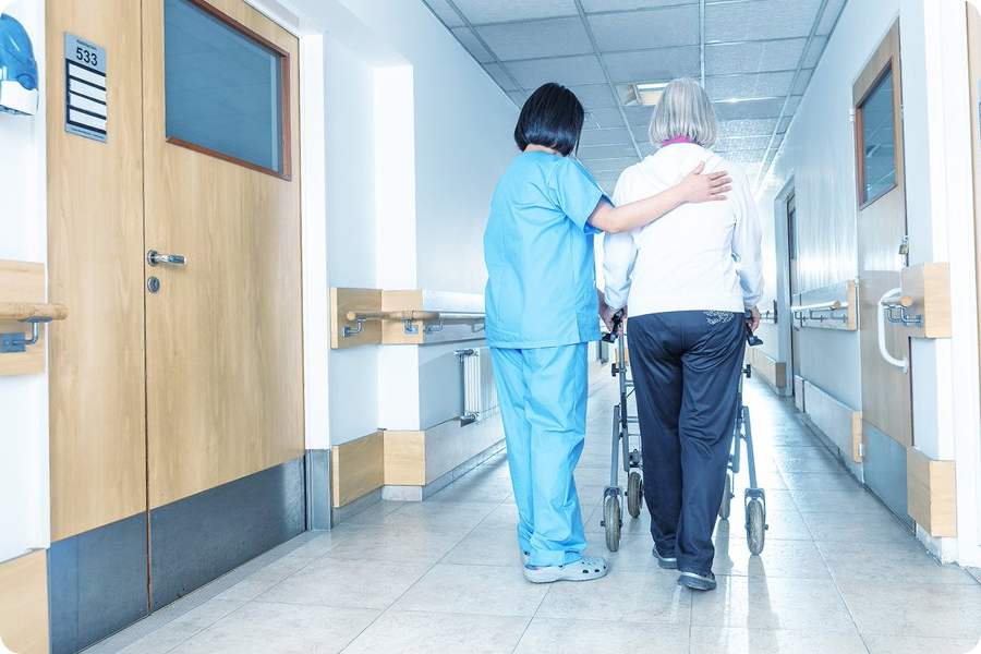 Kommersiell eller institutionell användning: såsom sjukhus, vårdhem, rehabiliteringscenter, etc.