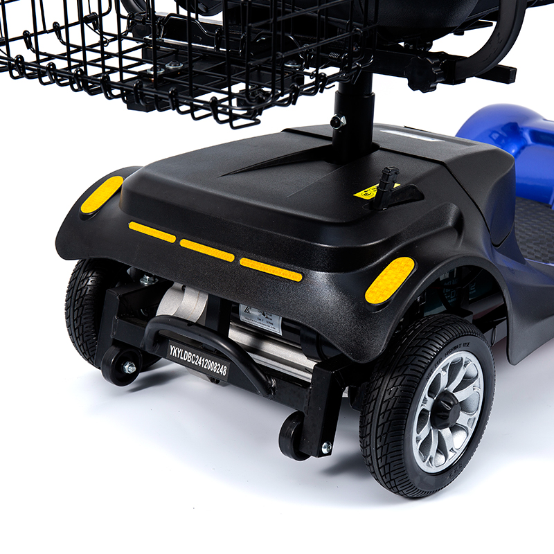 YL-08S Heavy-Duty 4-hjulig hopfällbar skoter med 12° klättringskapacitet