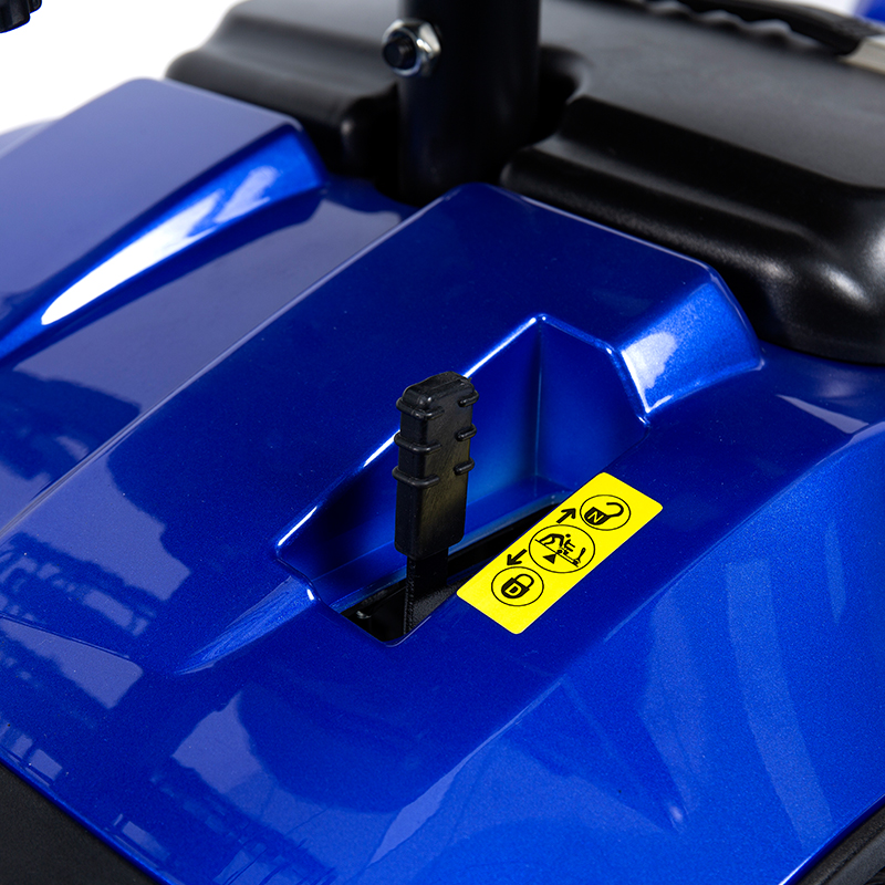 YL-09B hopfällbar 4-hjulig lättviktsskoter med korg