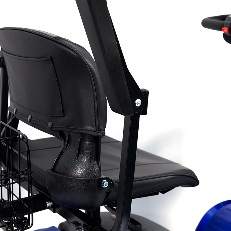 YL-09B hopfällbar 4-hjulig lättviktsskoter med korg