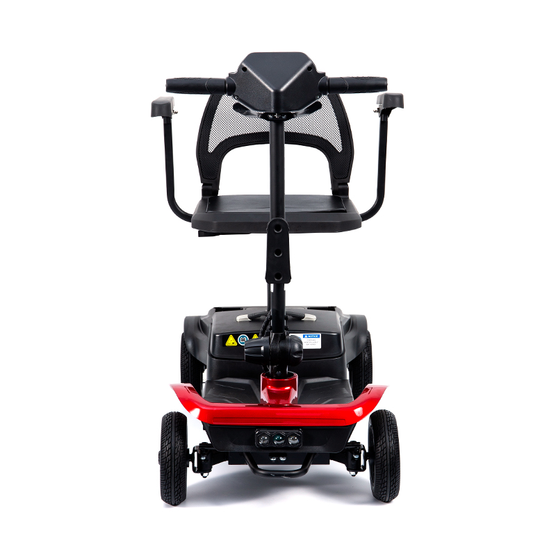 YL-02 Lätt 4-hjulig rörlighetsskoter för seniorer, med en 360° vridbar sits