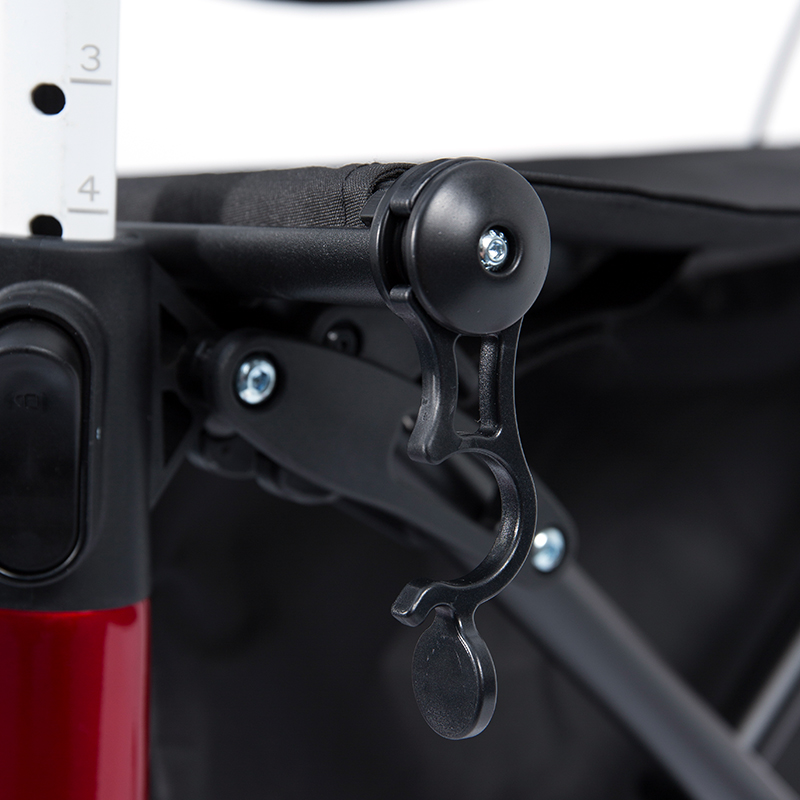 HES-R306 lättviktsrullator – hopfällbar, TPR-hjul, justerbar, 150 kg viktkapacitet